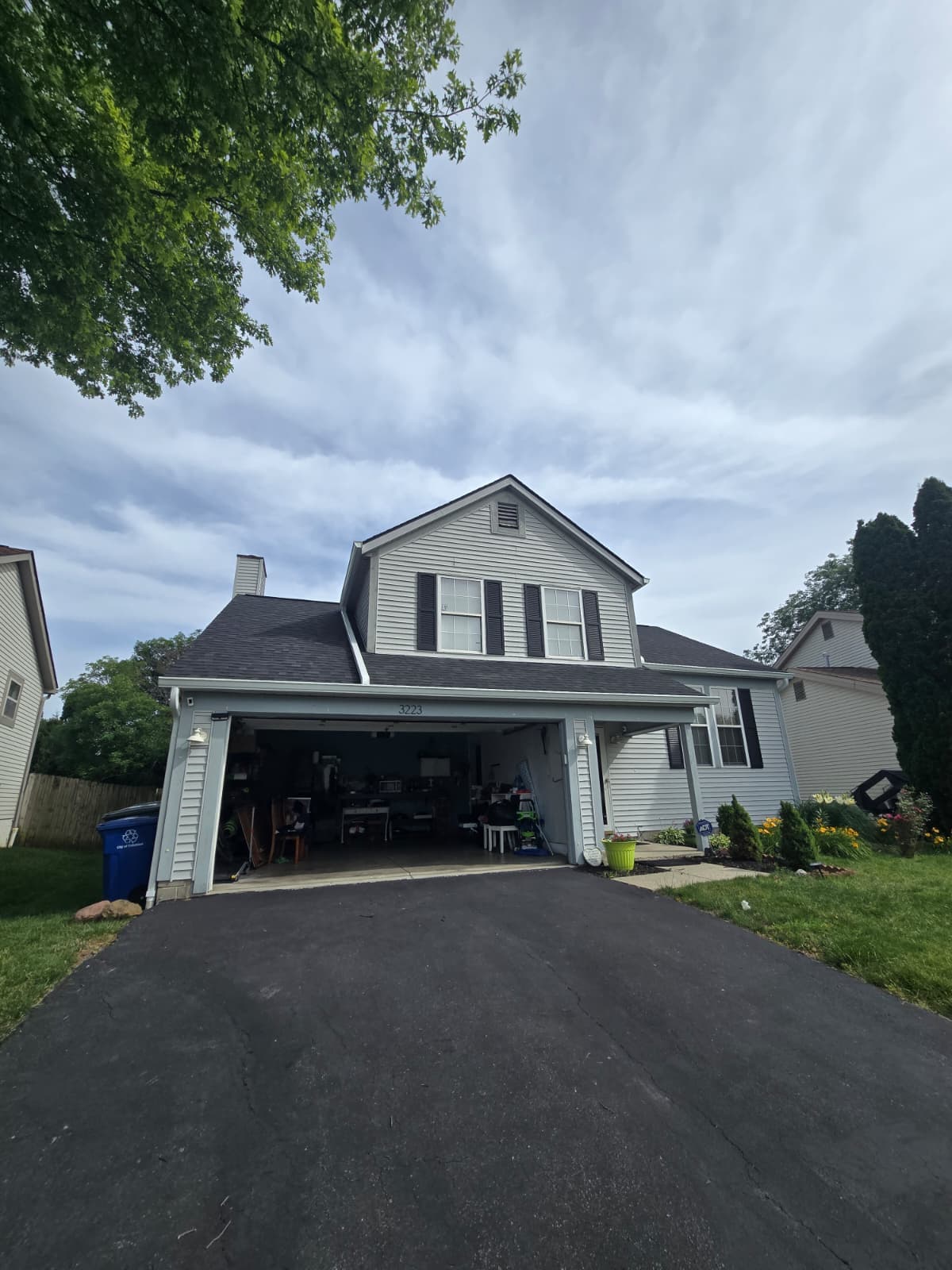 Downspout installation