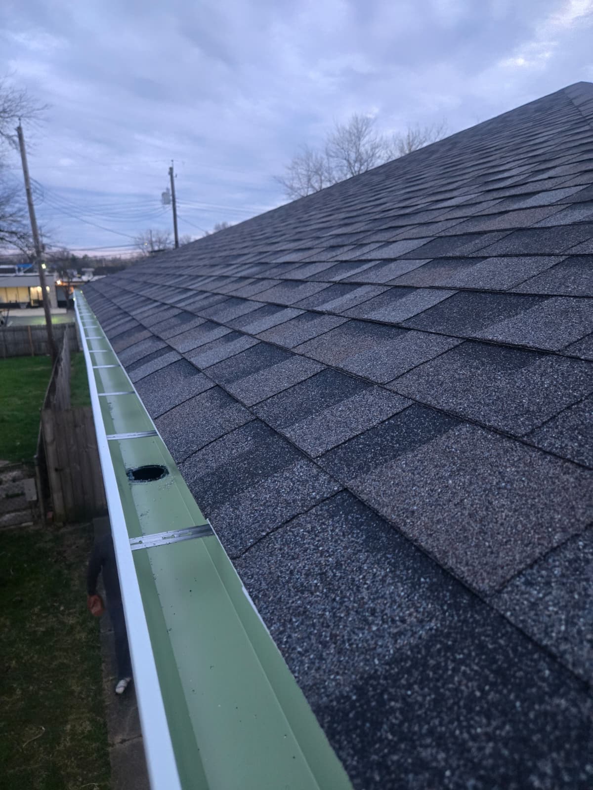 Gutter installation detail